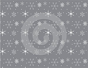 pattern with snowflakes
